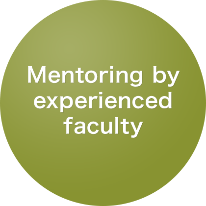 Full mentoring by experienced faculty